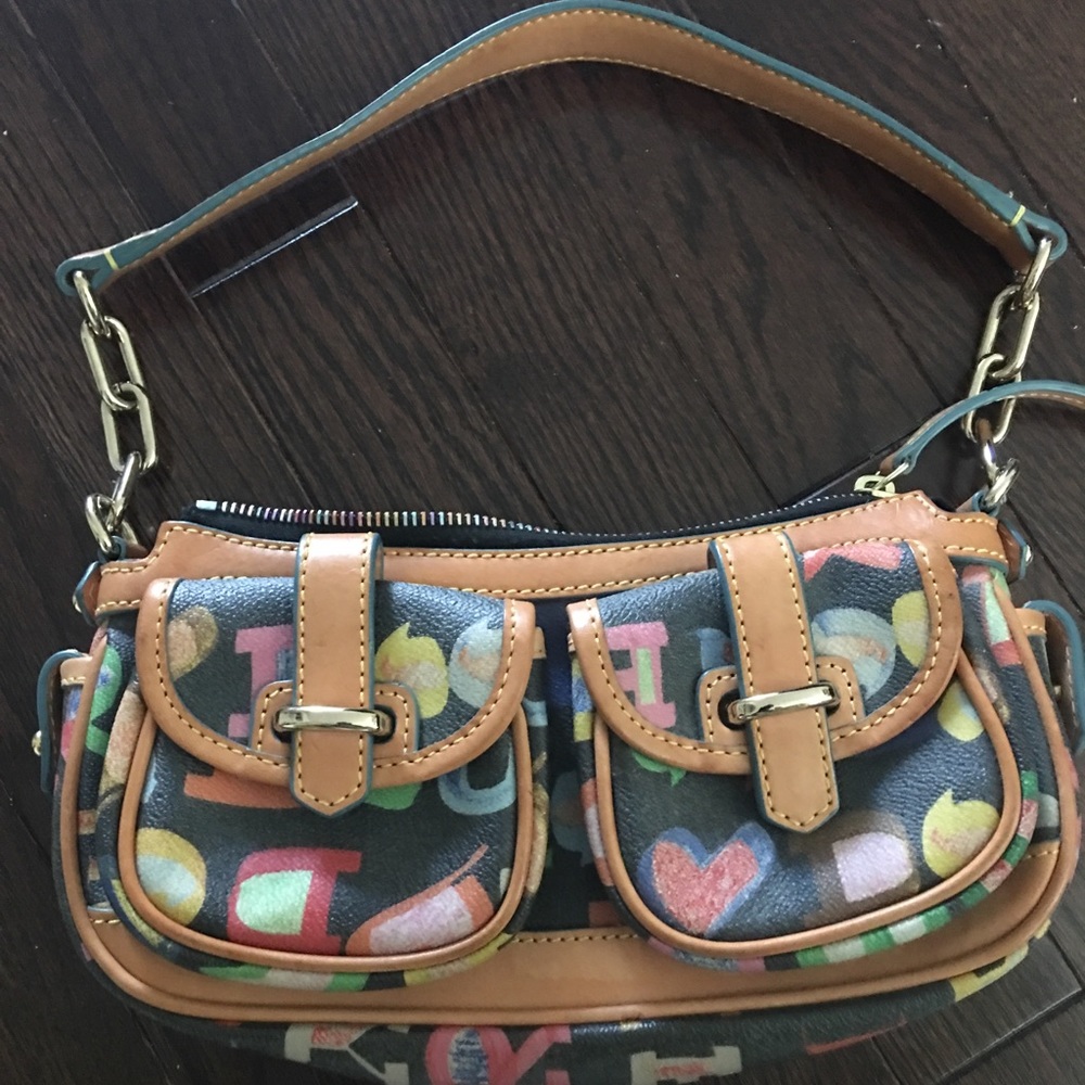 Dooney & Bourke Multicolored Signature Handbag